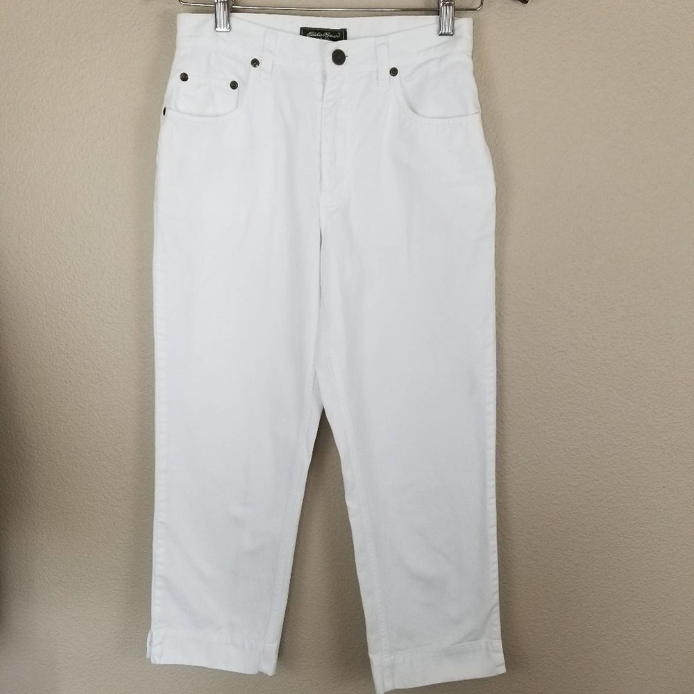 Eddie Bauer High Rise Crop Mom Jeans